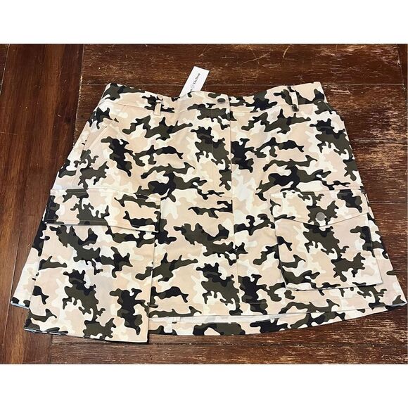 The Drop Women's Camouflage Print Cargo Mini Skirt - Picture 4 of 8